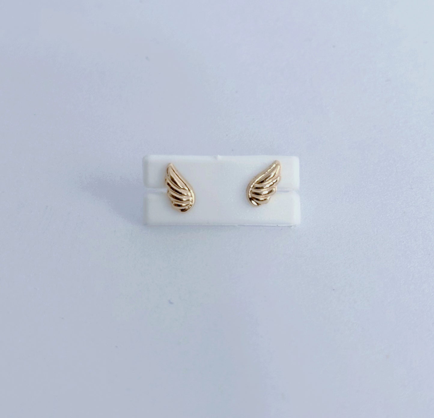 Pendientes Topos Alas de Ángel en Oro 18k