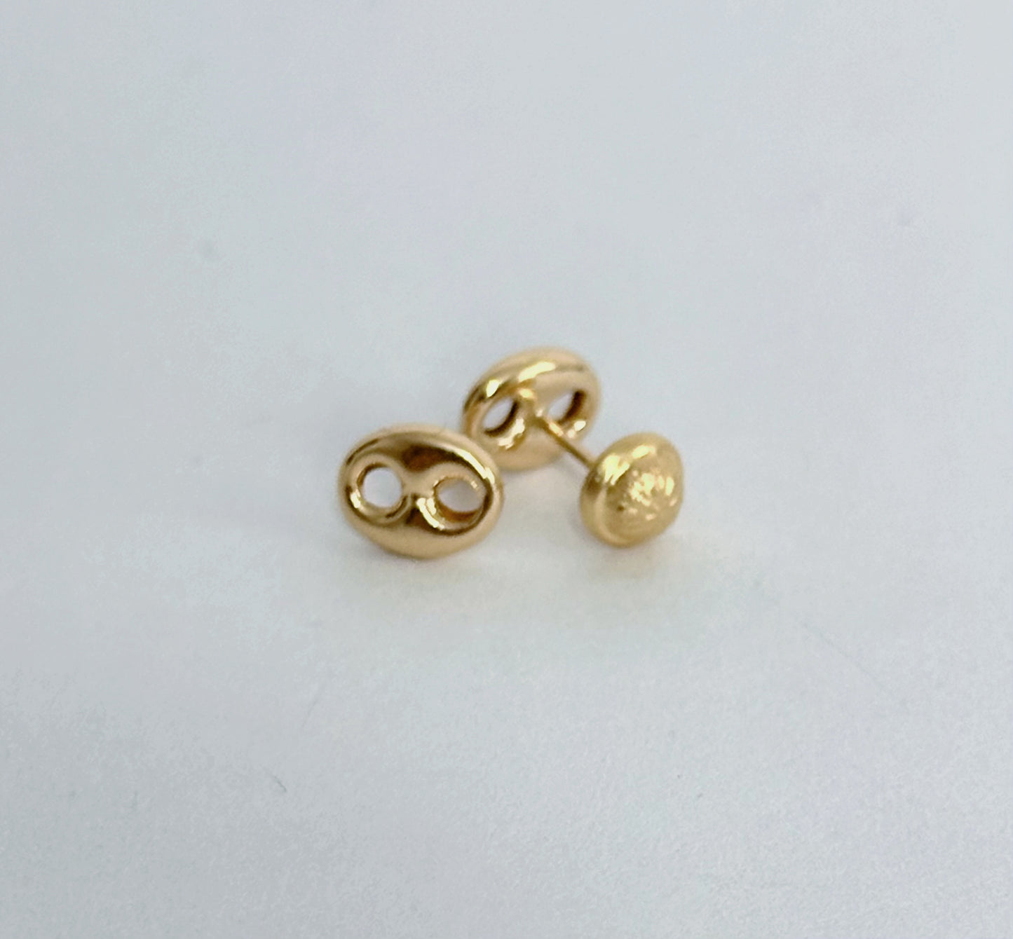 Topos Eslabones en Oro 18k