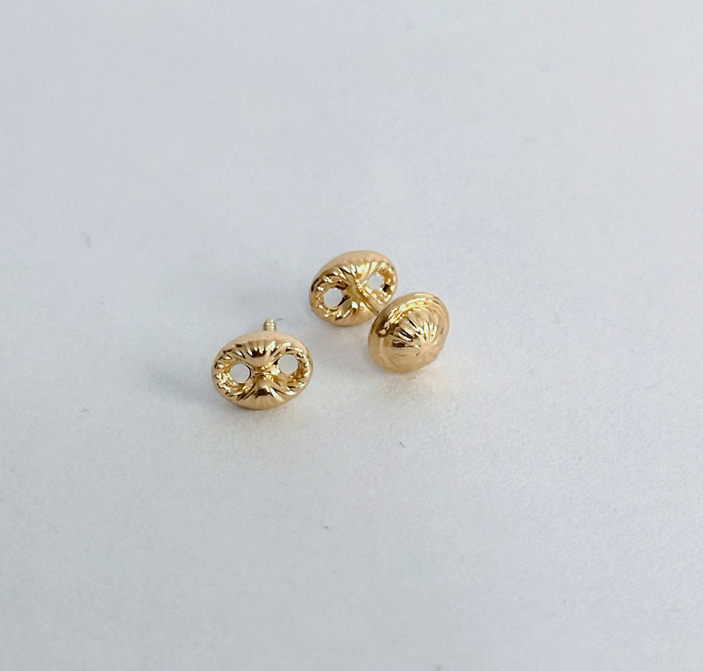 Topos de Eslabones en Oro 18k Diamantados