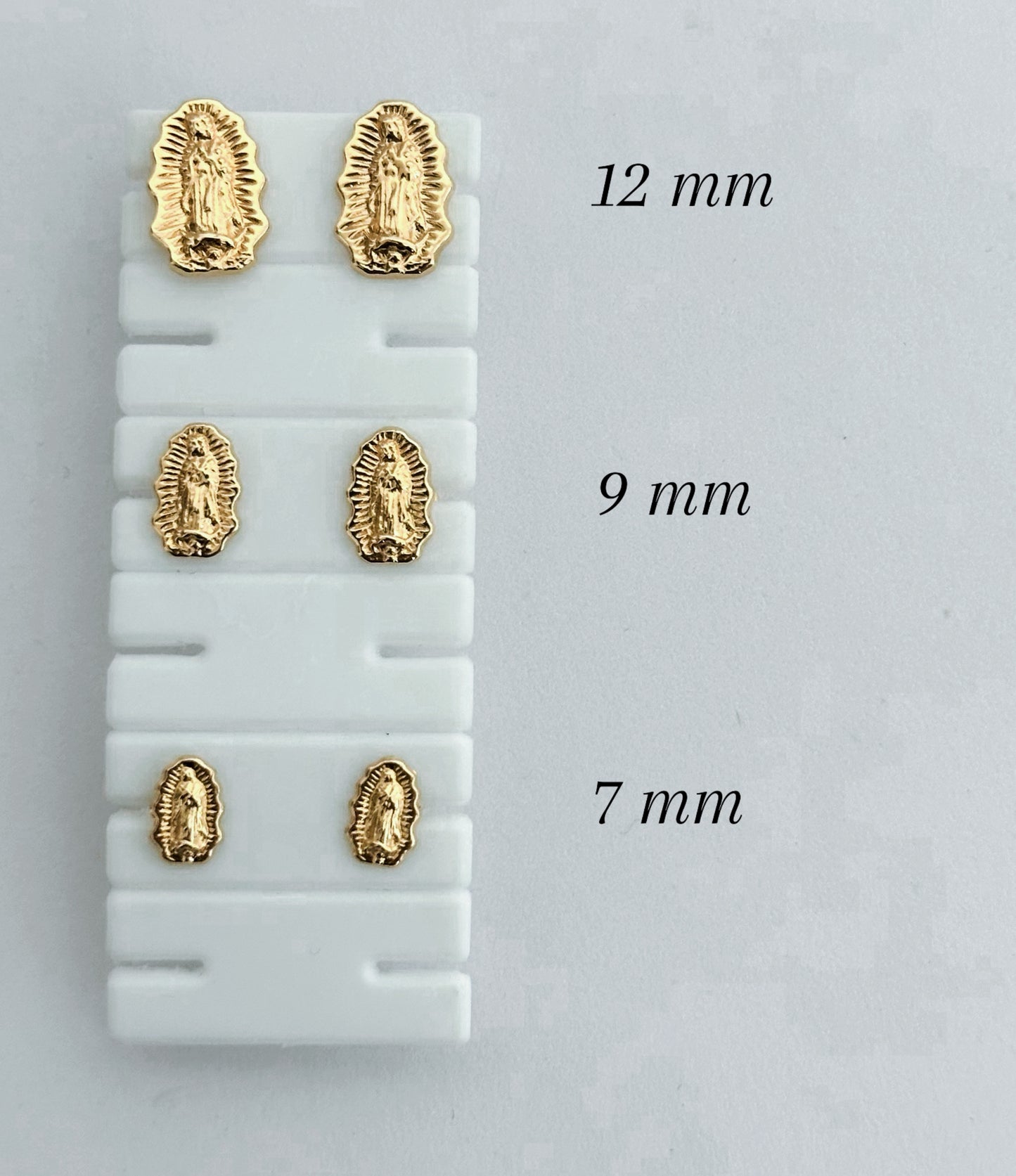 Topos Virgen de Guadalupe en Oro 18k