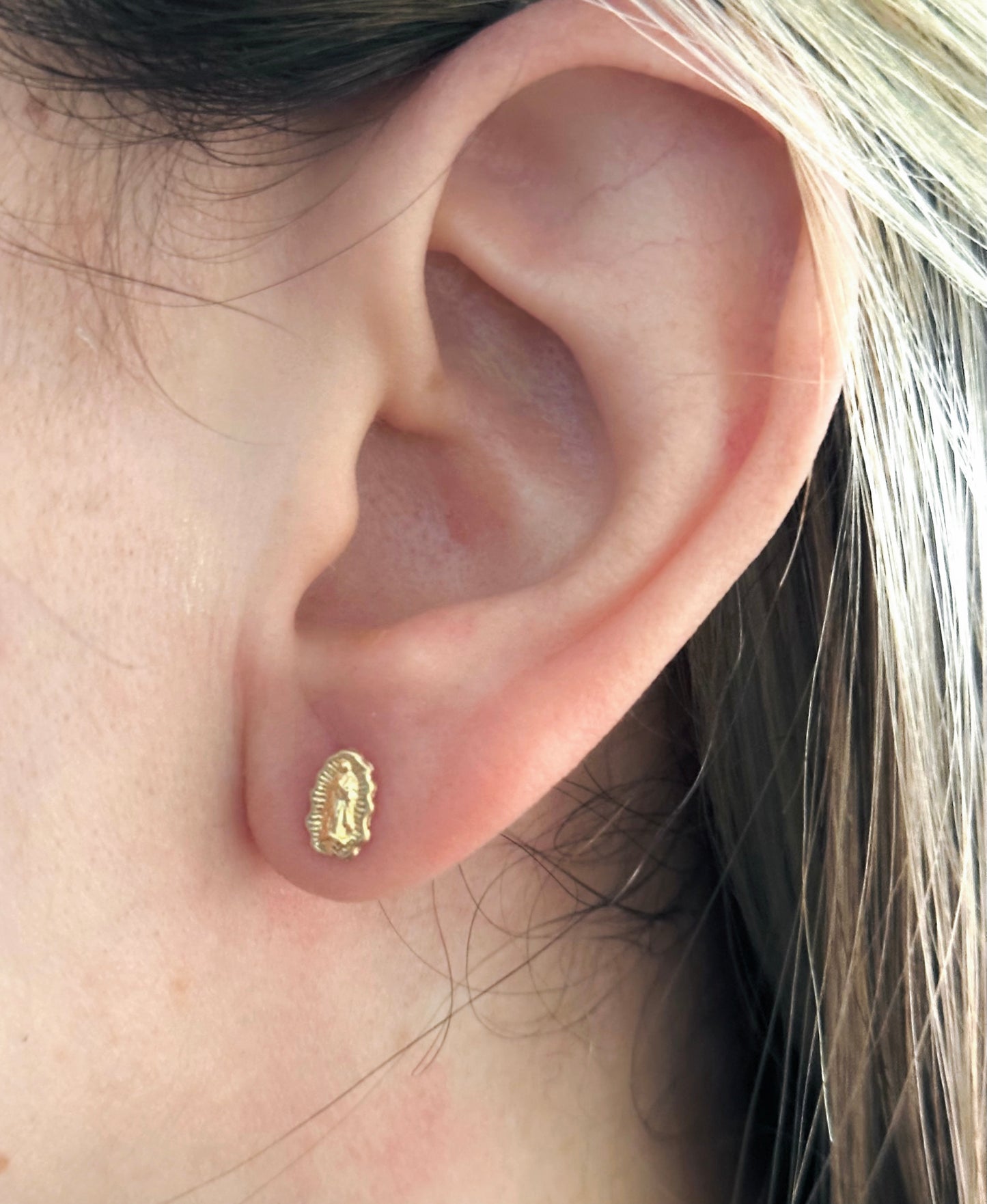 Topos Virgen de Guadalupe en Oro 18k