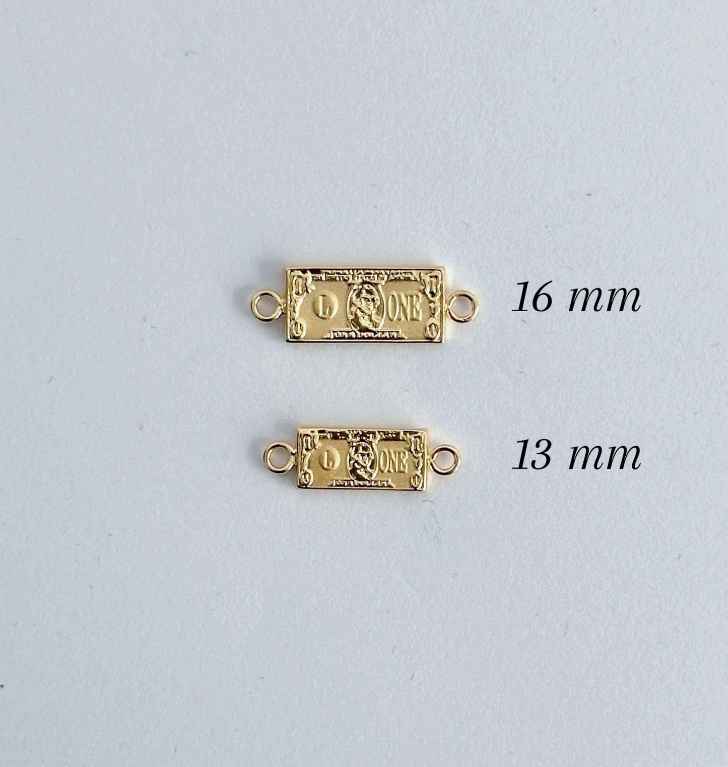 Herraje de Dólar en Oro 18k
