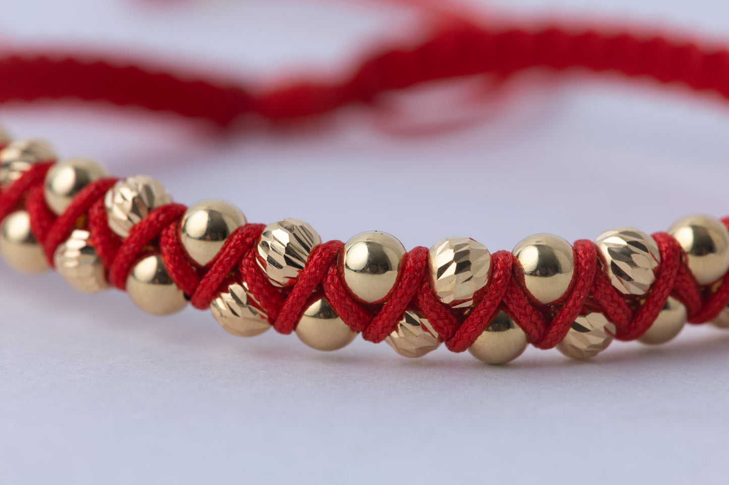 Pulsera Trenzada Oro 18k