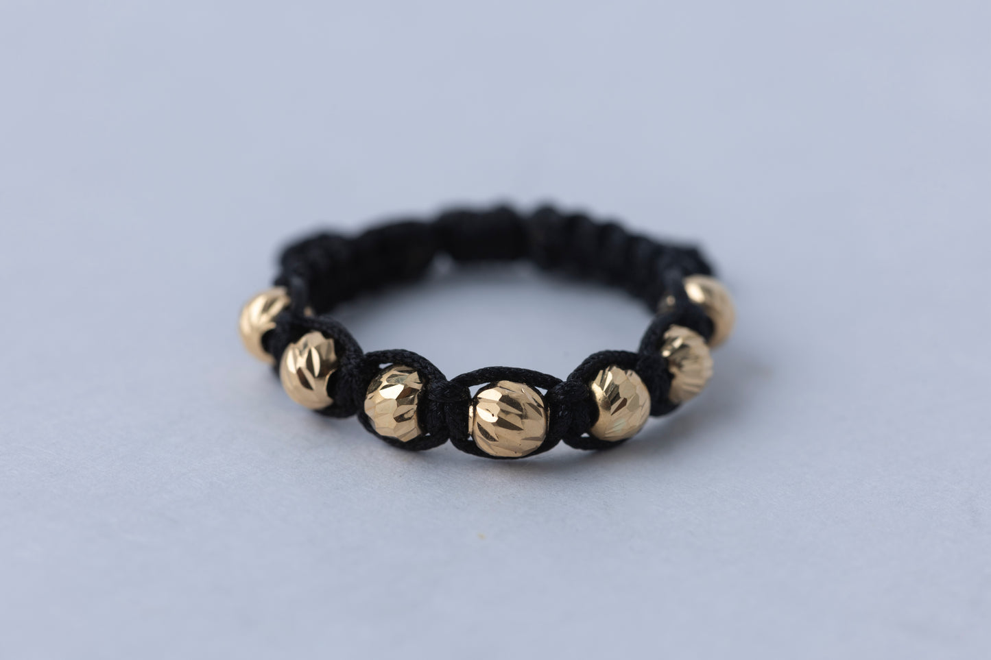Anillo Tejido Nudos en 18k