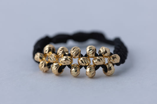 Anillo Tres Carriles en Oro 18k