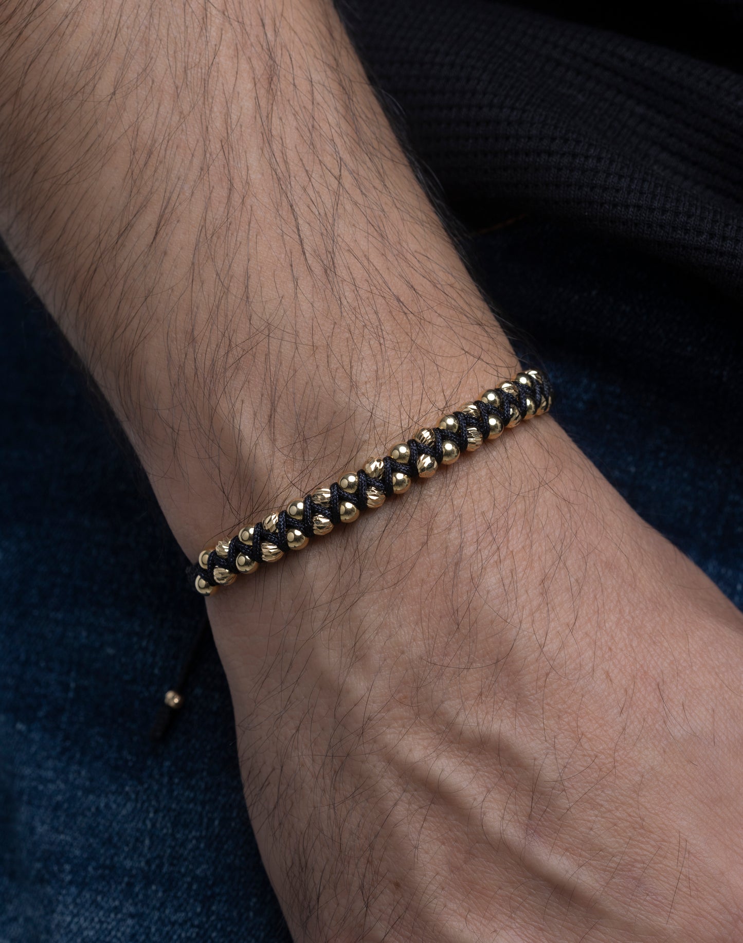 Pulsera Trenzada Oro 18k