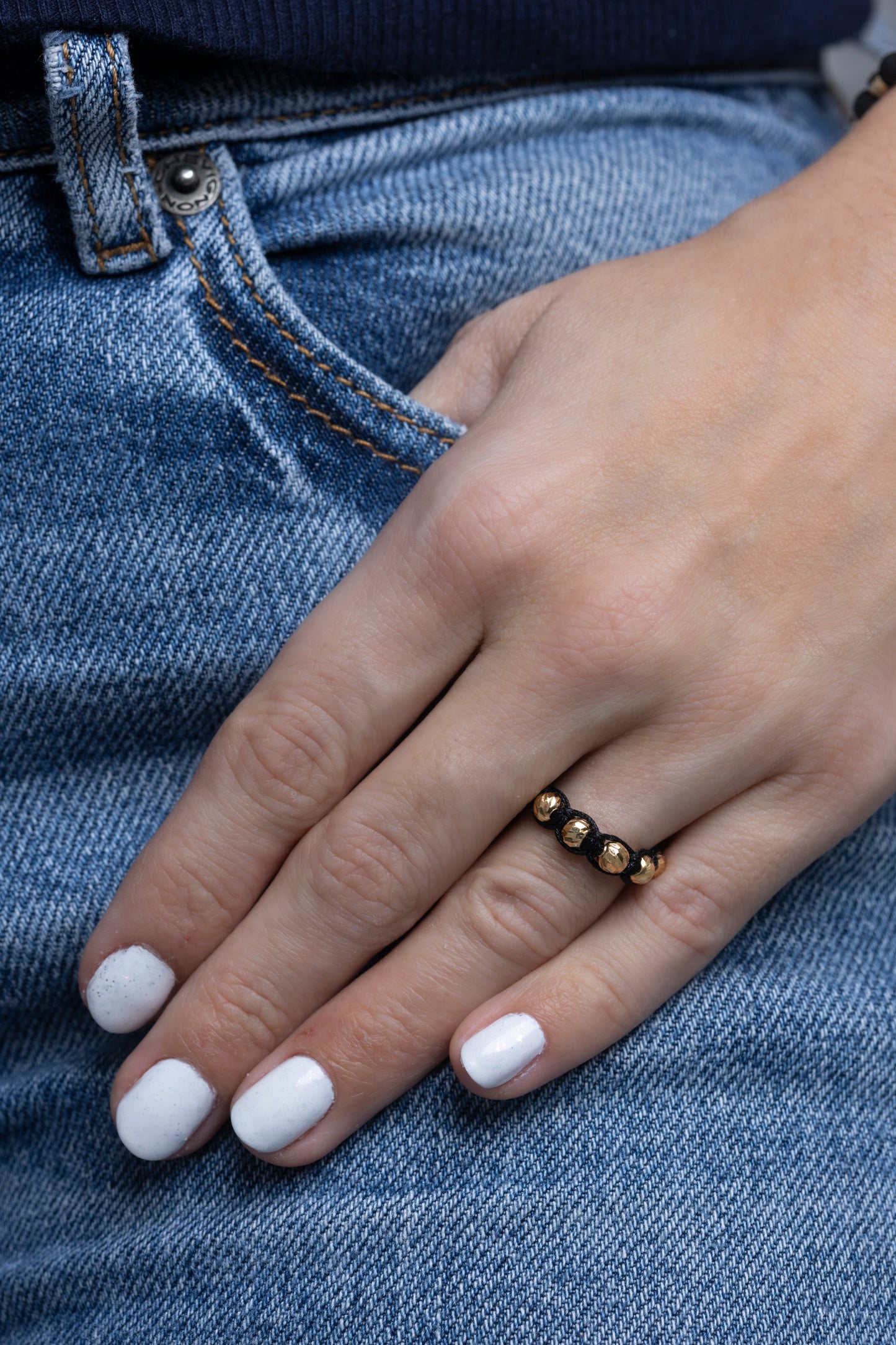 Anillo Tejido Nudos en 18k