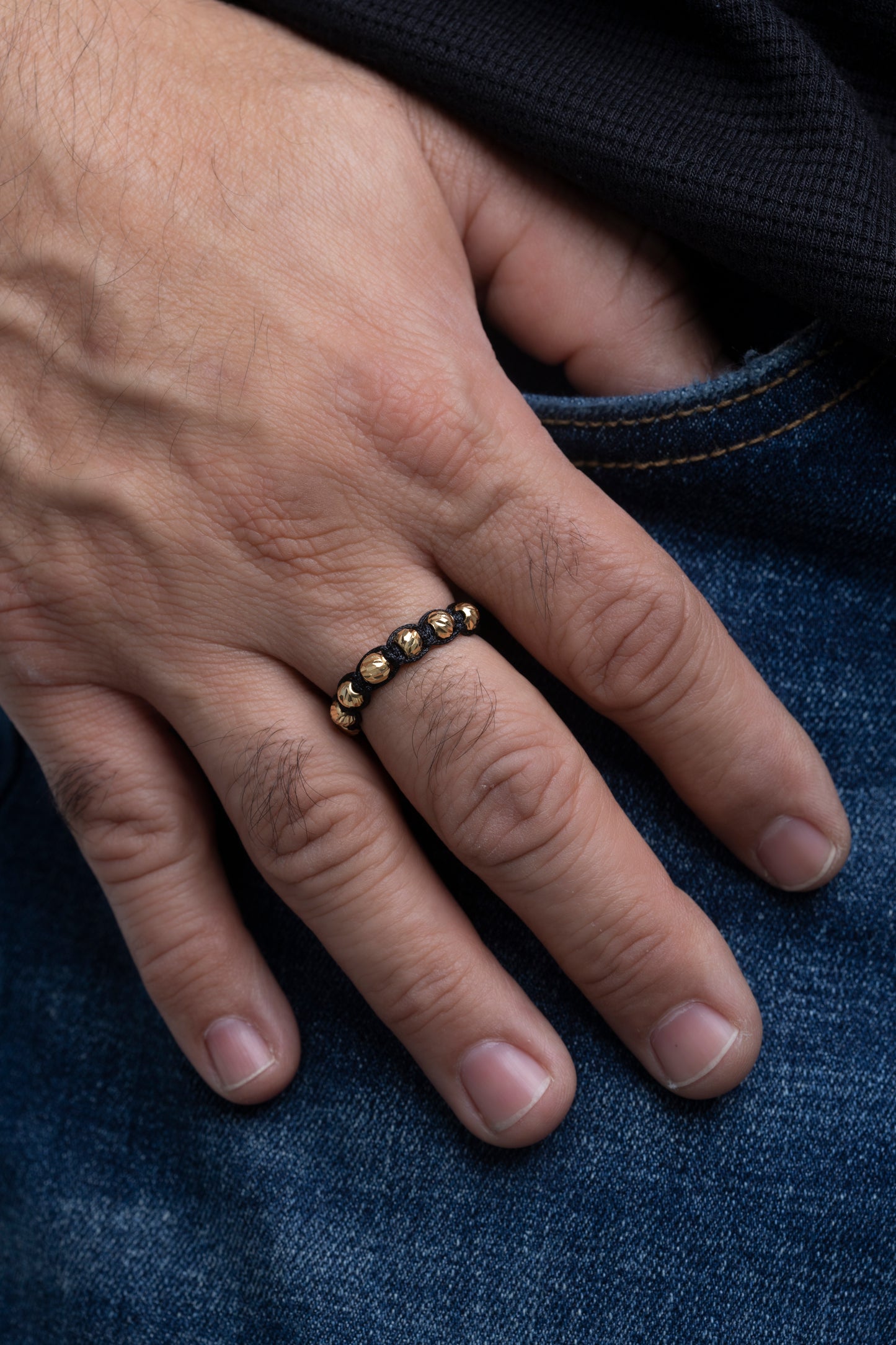 Anillo Tejido Nudos en 18k