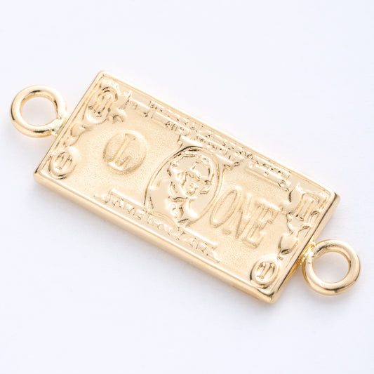 Herraje de Dólar en Oro 18k