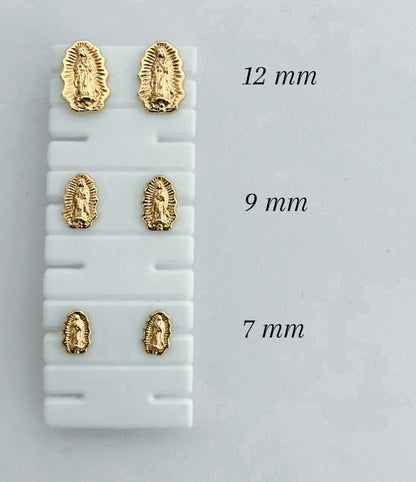 Topos Virgen de Guadalupe en Oro 18k