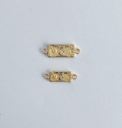 Herraje de Dólar en Oro 18k