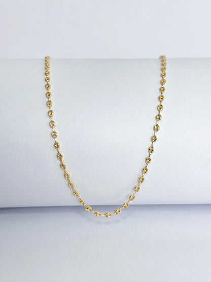Cadena de Eslabones GG en Oro 18k