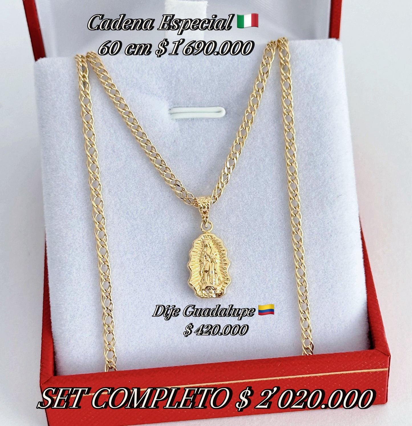 Set Cadena Especial y dije Guadalupe