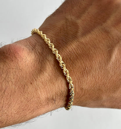 Pulsera Lazo Gruesa en Oro 18k