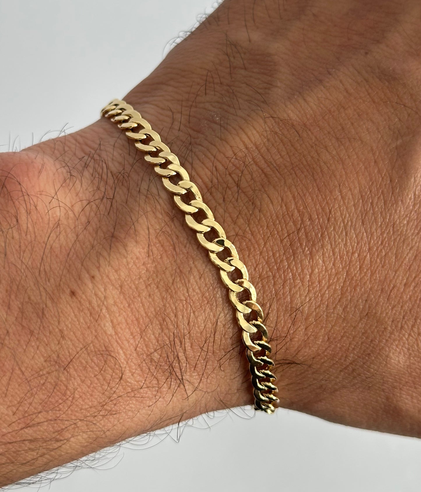 Pulsera Cubana en Oro 18k