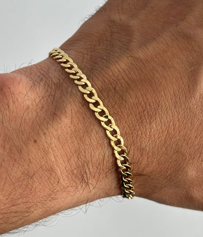 Pulsera Cubana en Oro 18k