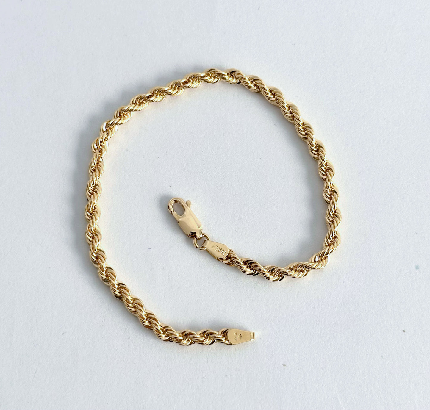 Pulsera Lazo Gruesa en Oro 18k
