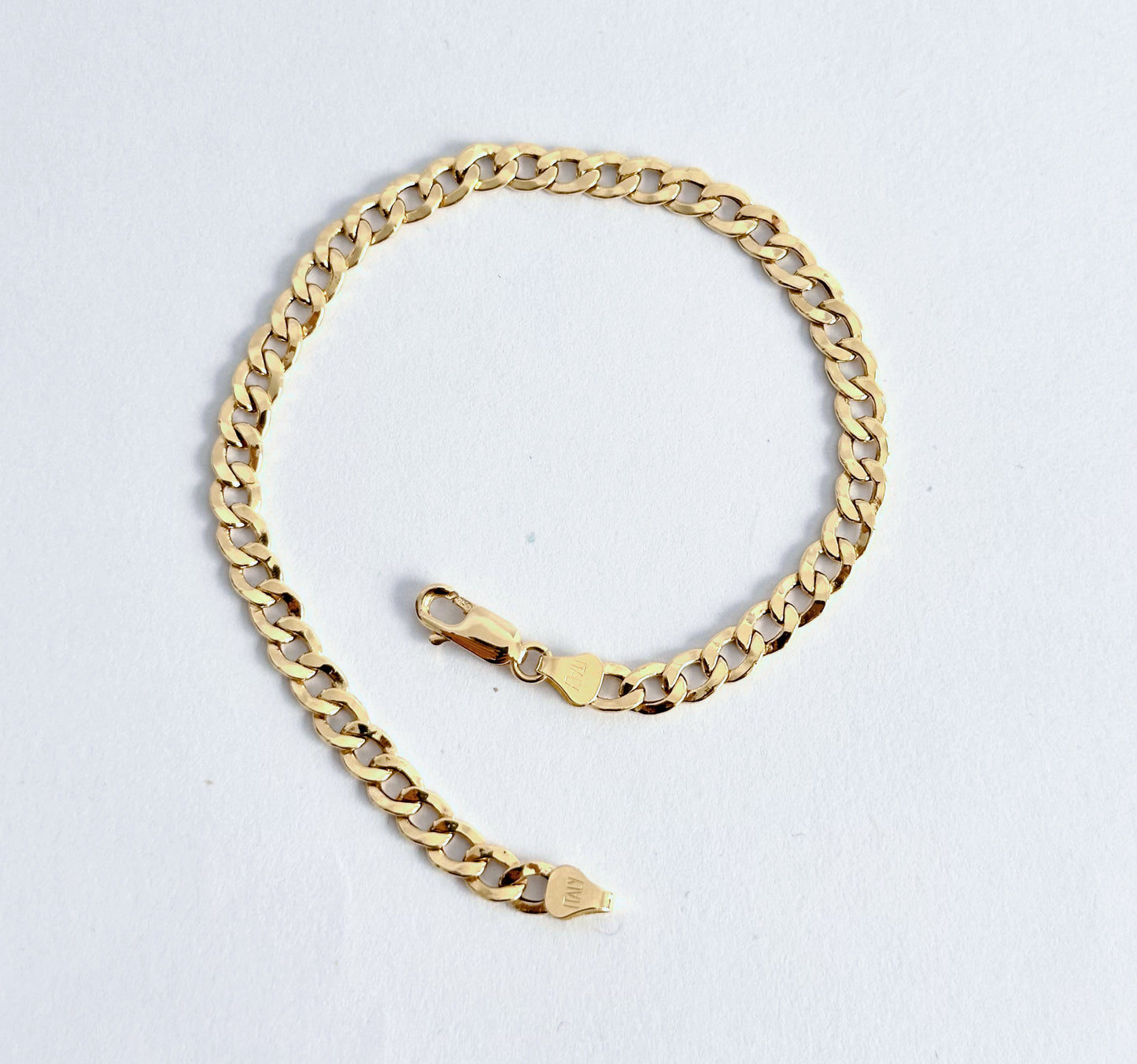 Pulsera Cubana en Oro 18k