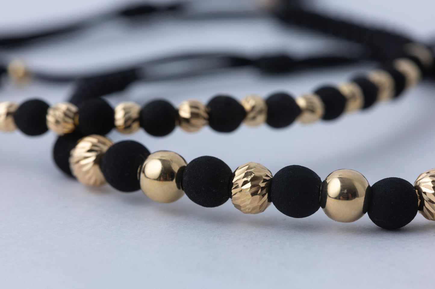 Pulso Tejido oro neopreno en 18k