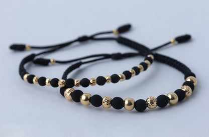 Pulso Tejido oro neopreno en 18k