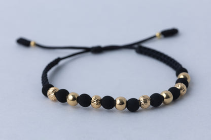Pulso Tejido oro neopreno en 18k