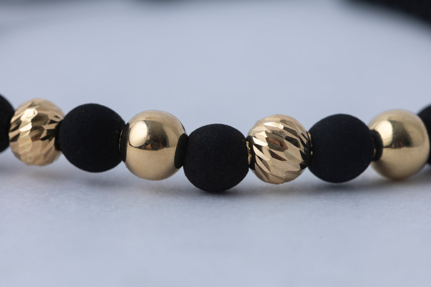 Pulso Tejido oro neopreno en 18k
