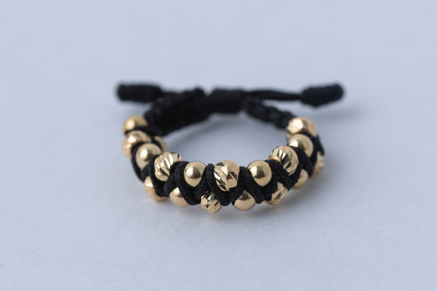 Anillo Tejido Trenza en Oro 18K
