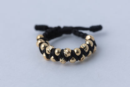 Anillo Tejido Trenza en Oro 18K