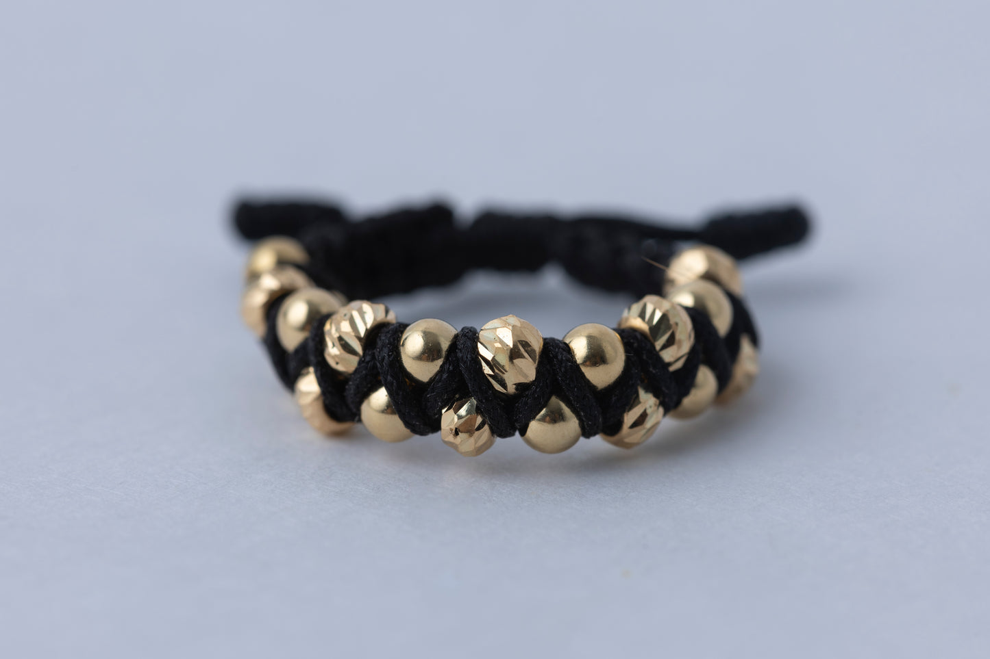 Anillo Tejido Trenza en Oro 18K