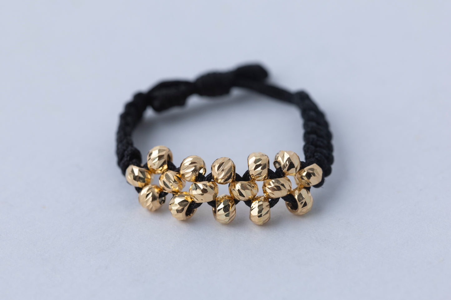 Anillo Tres Carriles en Oro 18k
