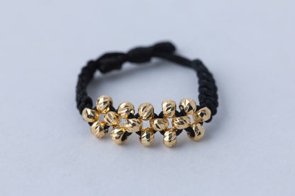 Anillo Tres Carriles en Oro 18k