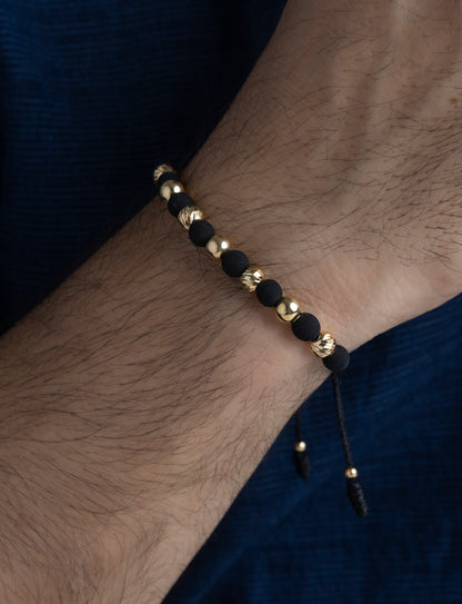 Pulso Tejido oro neopreno en 18k